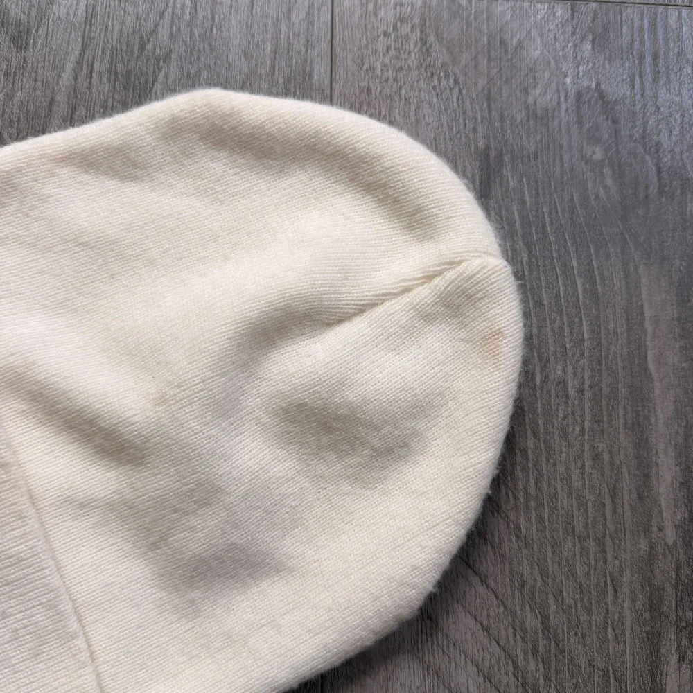 Carhartt Kids Youth Beanie One Size Cream White C Patch Hat